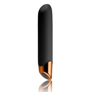 ROCKS OFF CHAIAMO 10 FUNCTION RECHARGEABLE CLASSIC VIBRATOR BLACK
